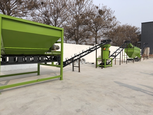 1-8 t/h Capacity Powder Organic Fertilizer Making Equipment with Customized Voltage