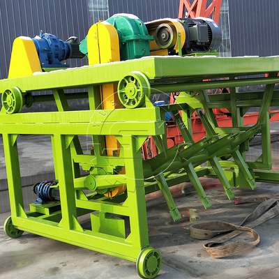 1.5kw Moving Motor Groove Type Compost Turner for Small Chicken Manure Processing