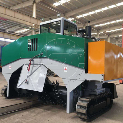 2500 KG Professional Fermentation Chicken Manure Automatic Compost Turner Fertilizer Blender Machine