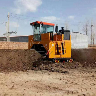 Transform Animal Manure into Bio Fertilizer with 2400mm Working Width Compost Turner