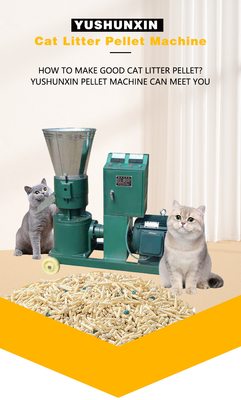 Cat Litter Production Line with Flat Die Granulator and Diverse Raw Material Choices