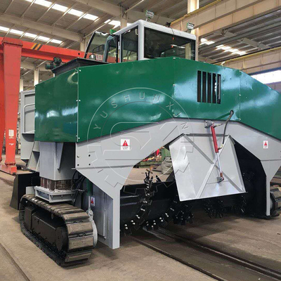 Compost Turner Mixing Machine Crawler Walking Organic Fertilizer Compost Turning Machine