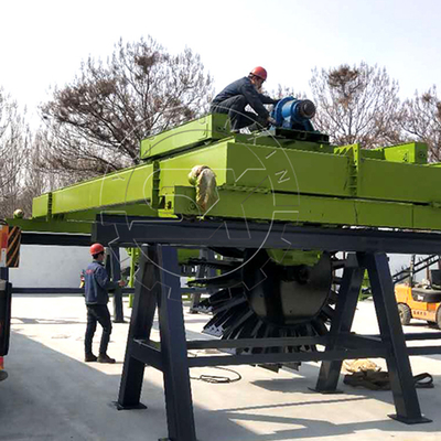 Poultry Manure Composting with Customized High Capacity Mushroom Compost Machine The