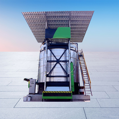 2400*2400*6900mm Closed Composter Reactor The Key to Successful Farm Waste Management