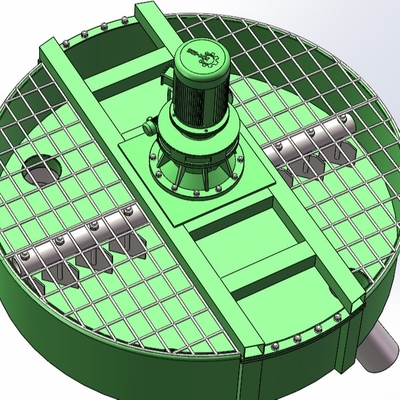 380V Voltage Mixer Blender for Standing Round Disc Cement Pulverized Coal Storage Tank