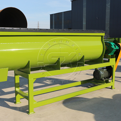 3-5t/h Cow Dung Manure Crusher and NPK Material Mixer for Organic Fertilizer Production
