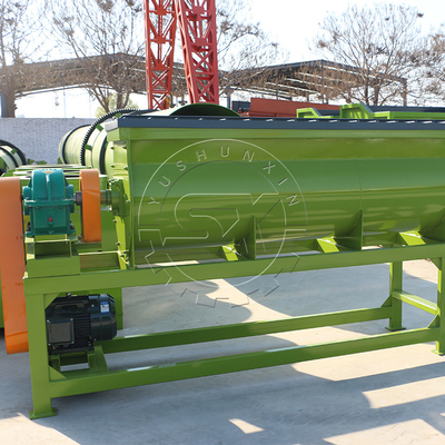 3-5t/h Cow Dung Manure Crusher and NPK Material Mixer for Organic Fertilizer Production