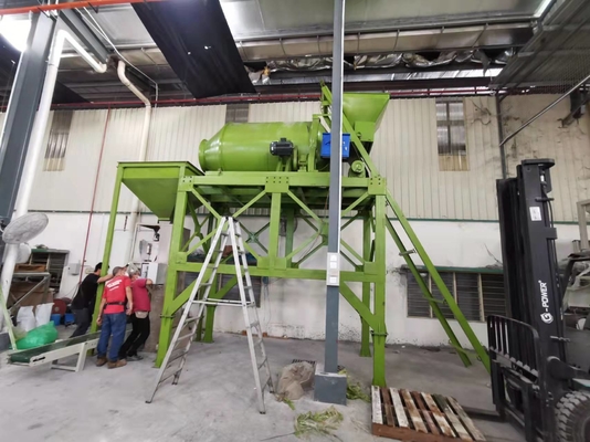 Bulk Blending Fertilizer Granule Mixing Machine with Electrical Powered Agitator