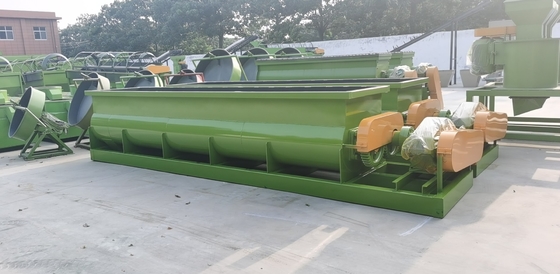 5-10t/h Capacity Double Shaft Horizontal Mixer Perfect for Fertilizer Production 2024