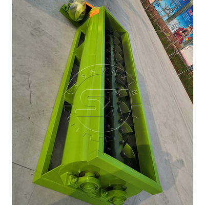Double Shaft Feed Mixer for Fertilizer Farms Environmental Machine and Compost Blender