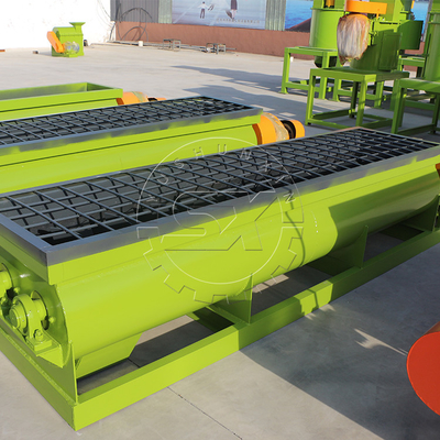Double Shaft Feed Mixer for Fertilizer Farms Environmental Machine and Compost Blender