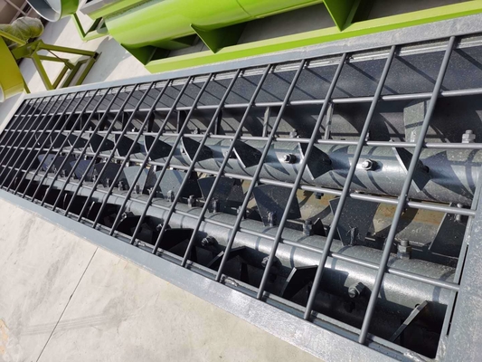 Continuous Production Double-shaft Mixer with Even Mixing and Automatic Discharge
