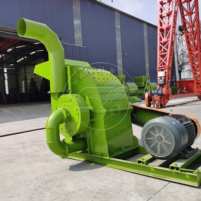 Corn Stalks Straw Crusher 4kw Power 5.5kw Output Suitable for Dry Materials
