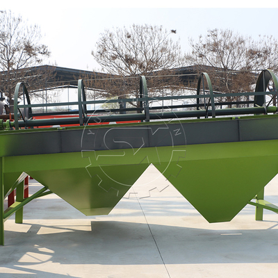 Compost Trommel Vibrating Screen Drum Screen Machine with Hitting Cleaning Device
