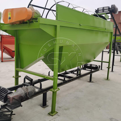 Compost Trommel Vibrating Screen Drum Screen Machine with Hitting Cleaning Device