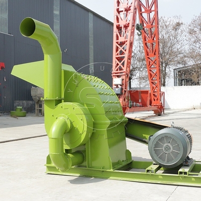 Dry Material Crusher Machine For Ensilage Rub Silk Straw Crushing