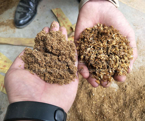 Dry Materials Straw Crusher with Small Fragmentation and User-Friendly Operation