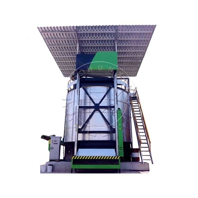 Organic Fertilizer Fermentation Pot with High Capacity Compost Turner Mixing Function