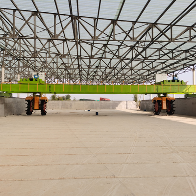 Automatic Wheel Type Compost Turner The Perfect Solution for Animal Manure Fermentation