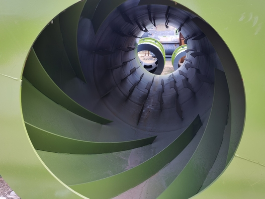 3-5 Angle of Installation Chicken Manure Rotary Drum Dryer for Optimal Drying Results
