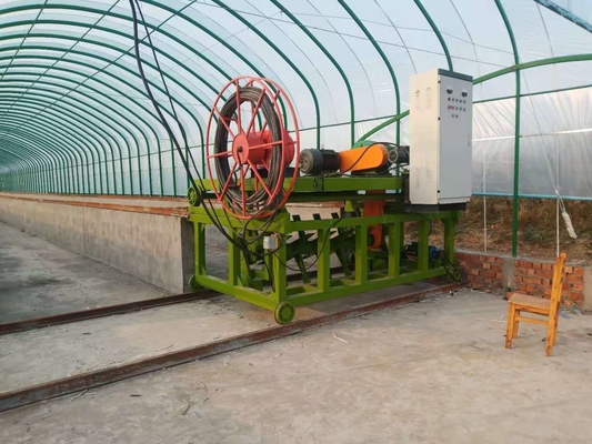 Compost Fertilizer Mixer for Turning Mixing Organic Waste and Poultry Manure Treatment