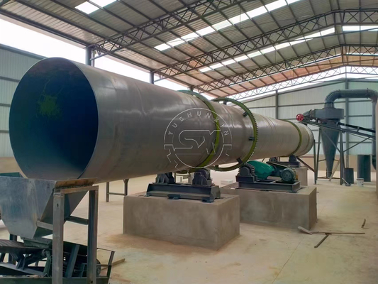 Rotary Drying Equipment for Working Method in Phosphate Fertilizer Production Line