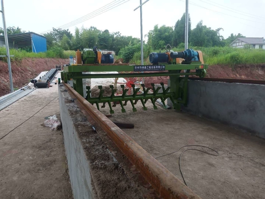 Organic Fertilizer Production Trough Compost Turner for 5-20t/h Animal Manure Treatment
