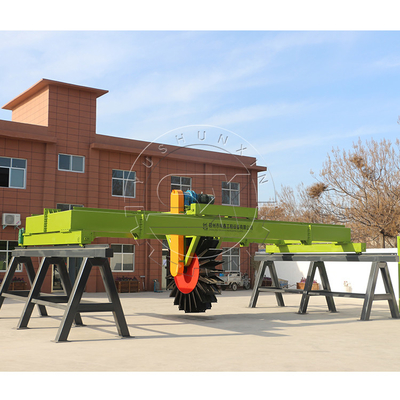 Wheel Type Compost Turner Working width 3-30m Compost Fertilizer Turning Equipment