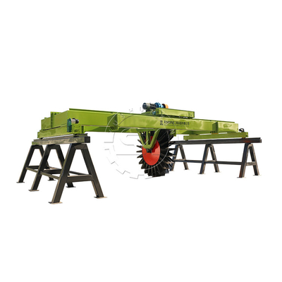 Wheel Type Compost Turner Working width 3-30m Compost Fertilizer Turning Equipment