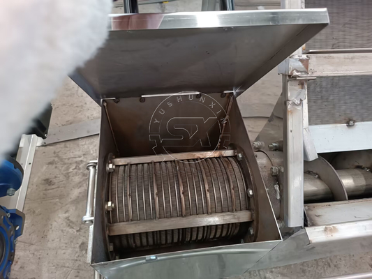Inclined Screen Solid-Liquid Separator 700KG Weight Ideal for Outdoor Sewage Treatment