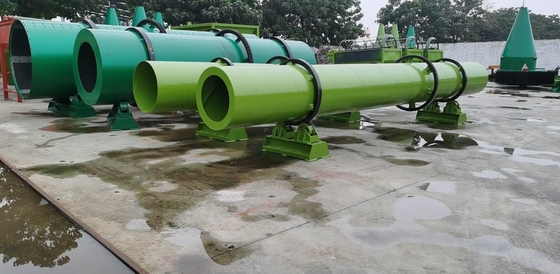Fertilizer Drying Equipment for Small Farms 3-5 Degree Angle of Installation
