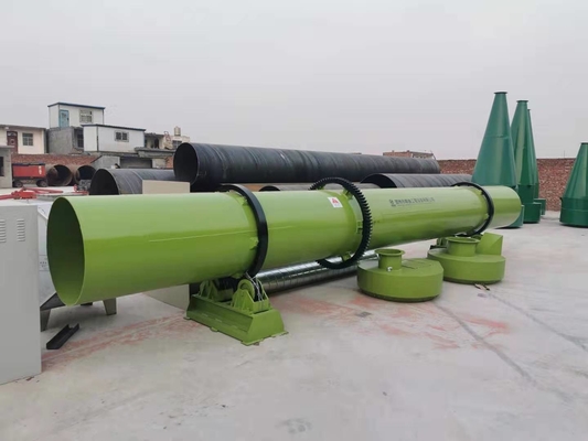 Sawdust Biomass Rotary Dryer for Fertilizer Drying Depending on Production Capacity