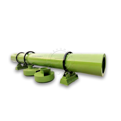 3000KG Weight YSX Biomass Rotary Dryer for 5.5-55KW Power and 3 Tons Per Hour Drying