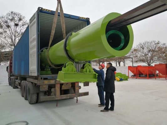 Cow Manure Drying Machine 1-20t/h Rotary Dryer for Fertilizer in Energy Mining