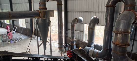 Large Capacity Drum Dryer 1-20t/h Output for Drying Grain/Fertilizer/Biomass Pellets