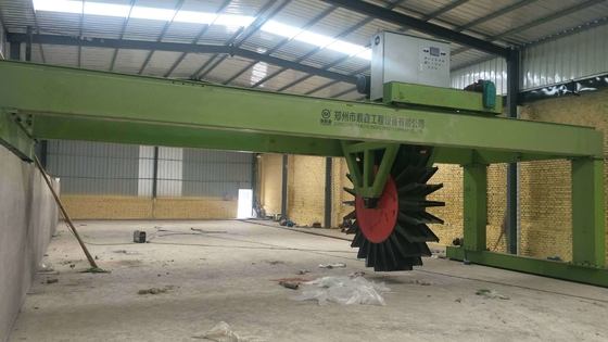 380v Voltage Wheel-Driving Organic Fertilizer Compost Turner with Wide Working Width