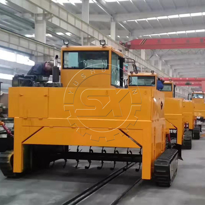 3500*2900*2800mm Crawler Compost Mixer Machine for Eco-Friendly Food Waste Management