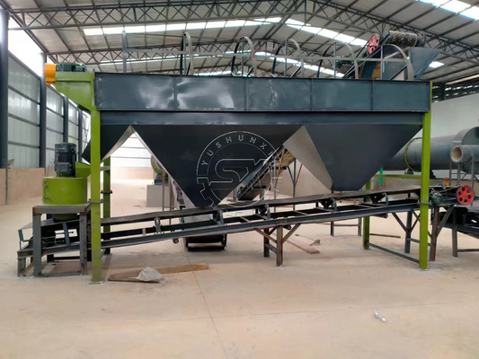 1-8 t/h Capacity MSW Granules Making Equipment for Organic Fertilizer Production Line