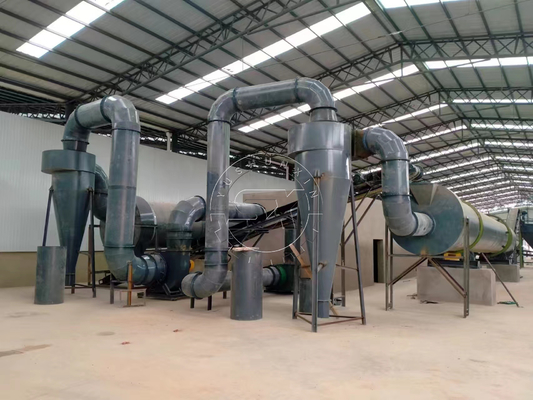 Powerful 55kW Vermicompost Biohumus Fertilizer Pellet Production Line for Fertilizer