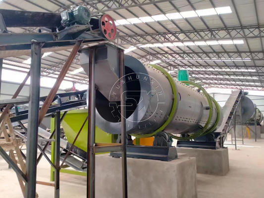 YSX NPK 15-15-0 Compound Fertilizer Granulation Line Wet Way Method
