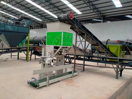 YSX NPK 15-15-0 Compound Fertilizer Granulation Line Wet Way Method