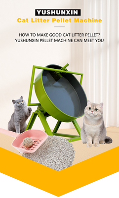 YSX Granulator for Cat Sand/Bentonite Granules Production at Manufacturing Plant