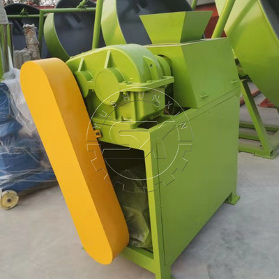 Compact Double Roller Granulator for Organic Fertilizer Round Ball Press Pellets