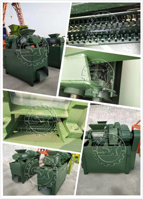 Compact Double Roller Granulator for Organic Fertilizer Round Ball Press Pellets