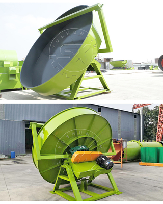 YSX Disc Pelletizer Fertilizer Granular Machine for 200-300kg/h Output and Granules