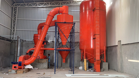 55kW Power Stone Powder Grinder Production Plant Line for Easy Stone Powder Production