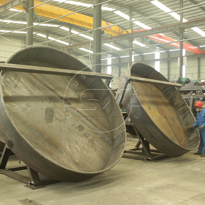 Professional Bentonite Cat Litter Pelletizer Disc Granulator for Compound Fertilizer