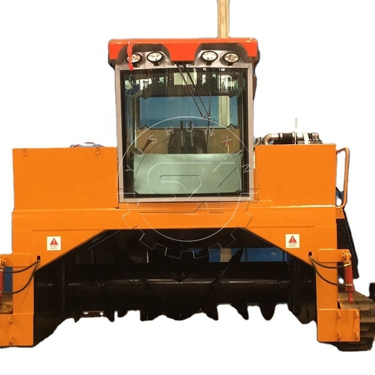 85hp Animal Manure Compost Turner Machine for 50m/h Fertilizer Production Equipment