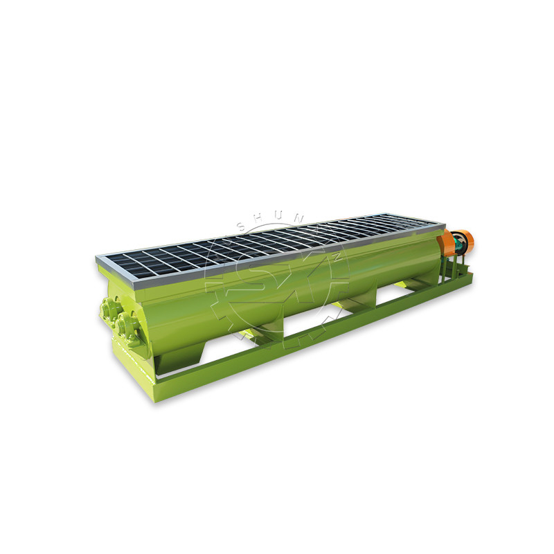Continuous Production of 2024 Items with Fully Mixed Double-Shaft Mixer Materials