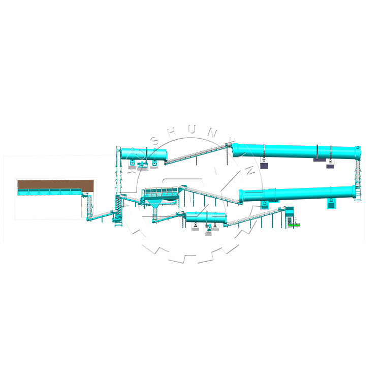 Rotary Drying Equipment for Working Method in Phosphate Fertilizer Production Line
